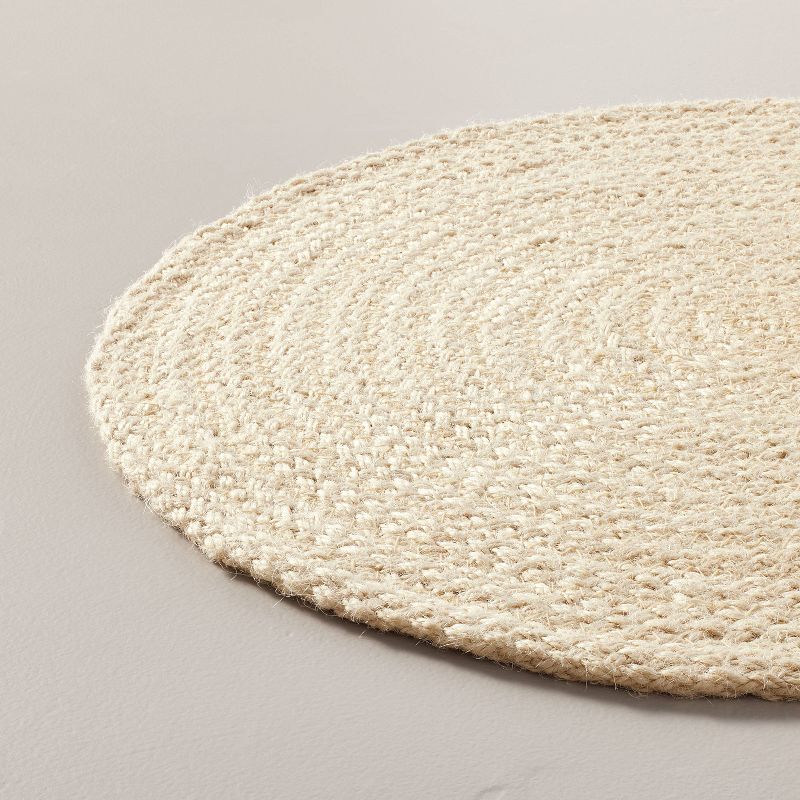 15&#34; Bleached Jute Braided Charger Placemat - Hearth &#38; Hand&#8482; with Magnolia, 4 of 5