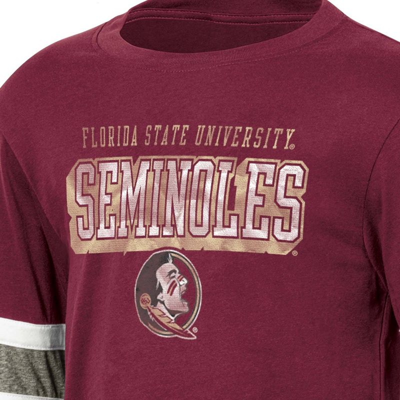 NCAA Florida State Seminoles Boys&#39; Long Sleeve T-Shirt, 3 of 4