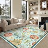 Washable Rug - Non Slip Ultra Soft Throw Carpet Low Pile Stain Resistant Indoor Rug for Bedroom Living Room Dining Room Office - 2 of 4