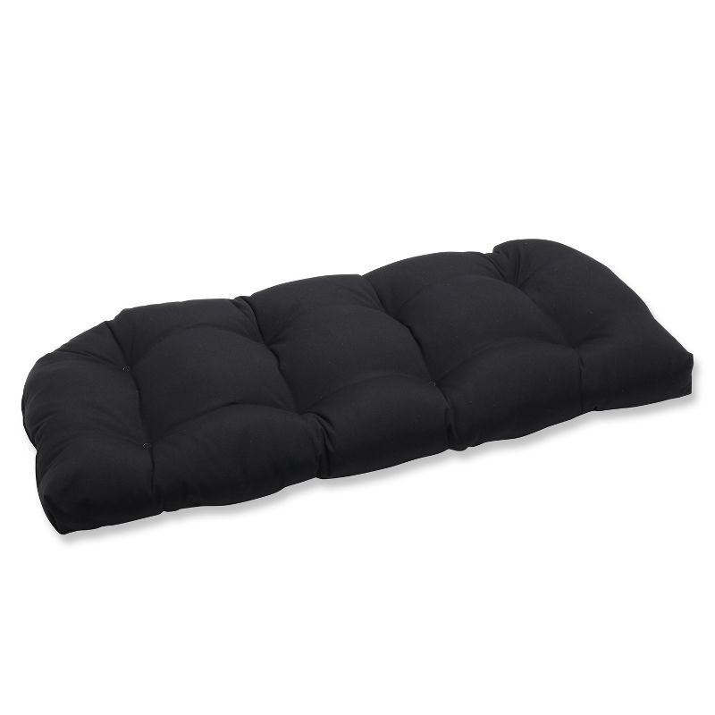 Pillow Perfect 19"x44" ECOM Canvas Outdoor Sofa Loveseat Cushion, 1 of 4