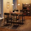 4-Piece Dining Set for Small Spaces, Kitchen Table with 4 Padded Chairs, Compact Dining Room Furniture for Apartments & Cozy Homes - 3 of 4