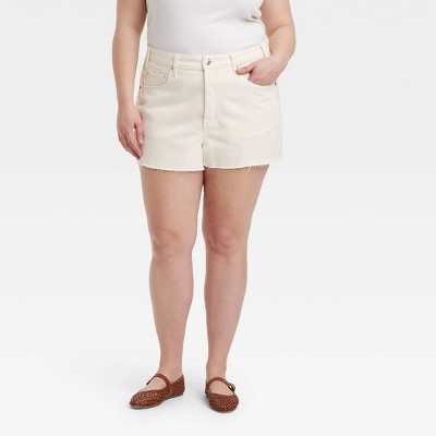 Women's High-Rise Cutoff Mini Jean Shorts - Universal Thread™