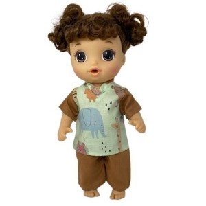 Doll Clothes Superstore Zoo Scrubs Fit Some Baby Alive And Little Baby Dolls - 1 of 4