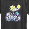 Women's - Hey Arnold! - Airbrush Arnold Short Sleeve Graphic T-Shirt - 2 of 4