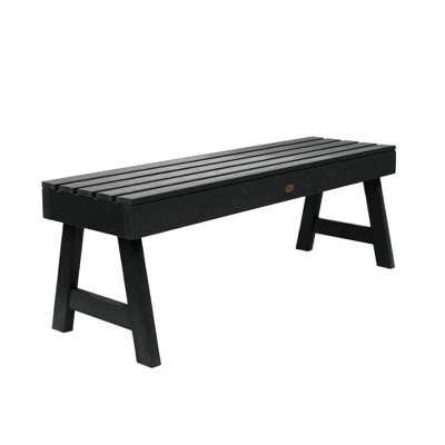 4' Weatherly Picnic Bench Black - highwood