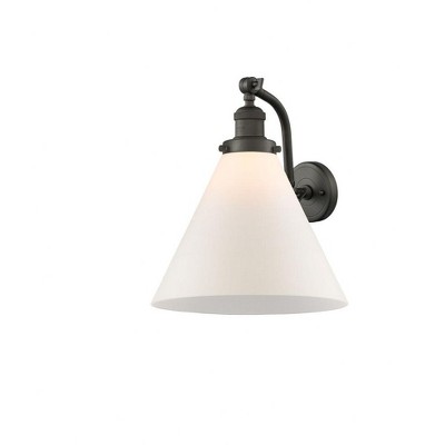Cone - 1 Light Wall Sconce In Industrial Style-14 Inches Tall and 12 Inches Wide