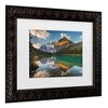 Trademark Fine Art Pierre Leclerc Edith Cavell Mountain Matted Framed Art - 3 of 4