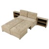 Maliang Versatile Sofa Bed, Modular Sofa, Sectionals Sofa with Two Storage Racks, Free-combined - 3 of 4