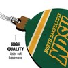 North Dakota State NDSU Stripes Wood Christmas Tree Holiday Ornament - 3 of 4