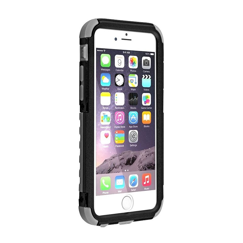 Verizon Shock Absorbent Rugged Case for iPhone 6 Plus/6s Plus - Black/Gray, 2 of 4