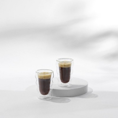 5.4 oz Lungo Cup - Pack of 2 - With Handle – DLux