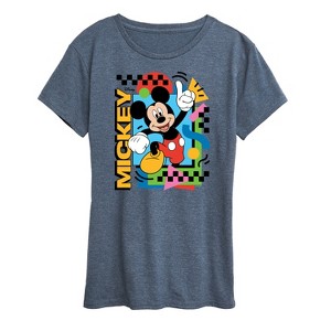 Women's - Disney - Mickey 90s Nostalgia Short Sleeve Graphic T-Shirt - 1 of 4