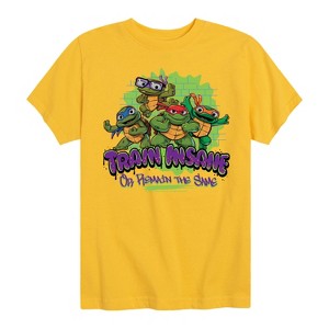Boys' - Teenage Mutant Ninja Turtles Mutant Mayhem - Train Insane Short Sleeve Graphic T-Shirt - 1 of 4
