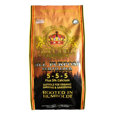 Royal Gold Crown Jewels Organic All Purpose 5-5-5 Dry Soluble Fertilizer