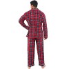 ADR Men's Pajamas Set, Soft Plush Fleece Pajamas Man, Pajamas PJs Set - 2 of 4