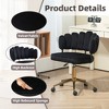 CAVINAS Velvet Home Office Desk Chair, Computer Chair, Swivel Office Chair, Wheels Swivel Height Adjustable Swivel Task Chair - 2 of 4