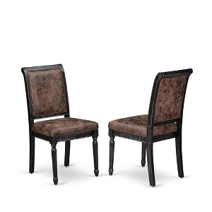 East West Furniture,Modern Dining Chairs Set of 2 - 1 of 4