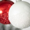 4.5"H Sullivans Beaded Crystal Ornament - Set of 2  Red Christmas Ornaments - 2 of 2
