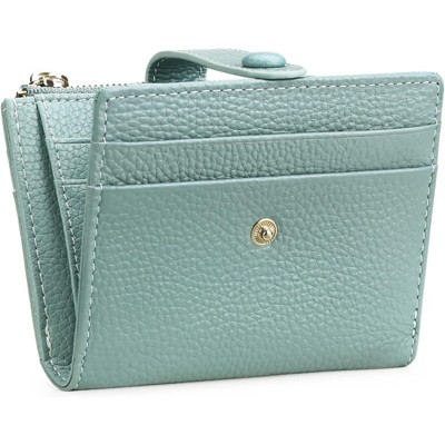 FATMOON Slim Wallet for Women -  RFID Blocking Fashion Minimalist Bifold with Zipper Coin Purse | Fits Travel | Lightweight PU Leather