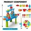 Water Table for Outdoor Water Play, Magnetic Fishing, Sand Activity, Sensory Party Gift - 2 of 4