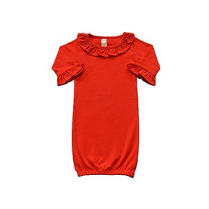 MONAG Long Sleeve Ruffle Baby Gown - 1 of 4