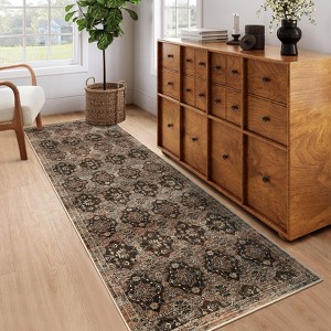 Coucheta Area Rugs for Living Room, Washable Area Rug, Rugs for Bedroom, Kitchen, Vintage Boho Carpet, Soft Non-Slip, Area Rug for Office Dining Room - 1 of 4