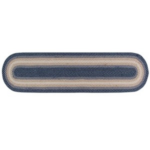 Better Trends Woodbridge Collection 100% Wool Braided Rug, Pattern Stripes Weave Flat Braided, Durable, Reversible, Indoor Utility Area Rug - 1 of 3