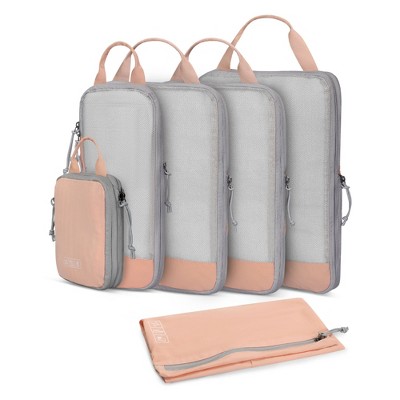 Hynes Eagle 2 Piece/ 4 Piece/ 6 Piece Compression Packing Cubes Set Luggage Organizers for Travel