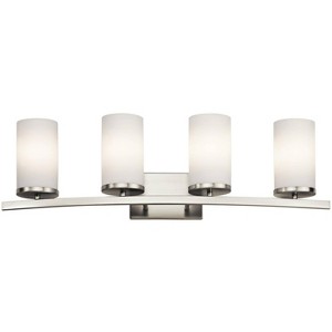 Kichler Crosby 31" Wide Brushed Nickel 4-Light Bath Light - 1 of 1