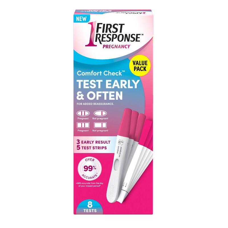 First Response Comfort Pregnancy Tests - 8ct, 1 of 8