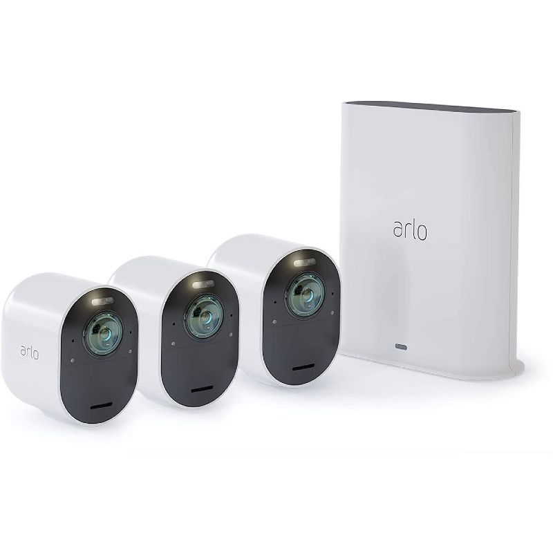 Arlo VMS5340-100NAR Ultra 4K UHD Wire-Free Security 3 Camera System - Certified Refurbished, 1 of 2