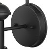 Globe Electric 1-Light 9.86" Metal Indoor Outdoor Wall Sconce Matte Black - 3 of 4