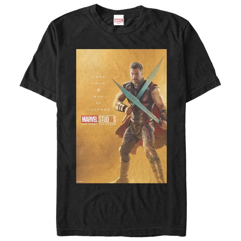 Men's Marvel 10 Years Anniversary Thor T-Shirt, 1 of 5