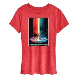 Women's - Star Trek - Retro Movie Poster Short Sleeve Graphic T-Shirt - 1 of 4
