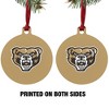 Oakland University Primary Logo Aluminum Holiday Christmas Tree Ornament - 2 of 4
