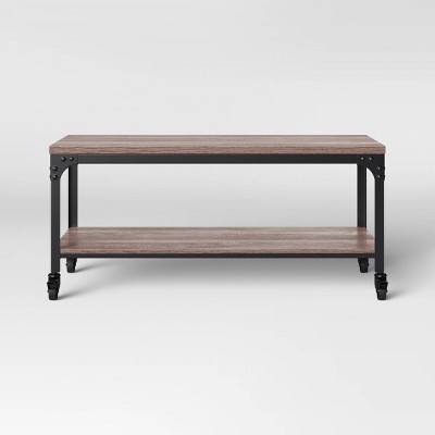 target wood coffee table