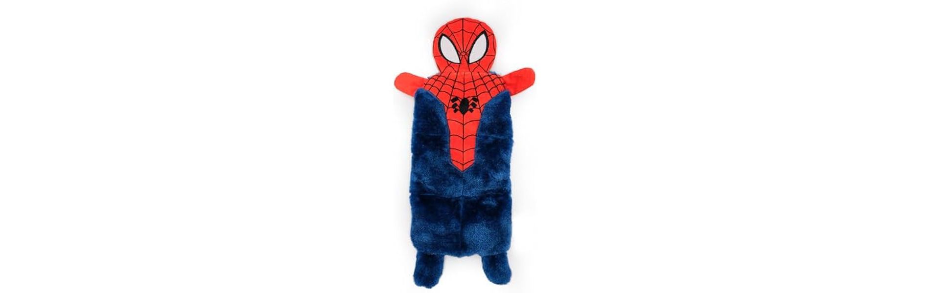 ZippyPaws Marvel Squeakie Crawler - Durable Crinkle Dog Toy, Interactive Squeaky Toy for Boredom - Spider-Man