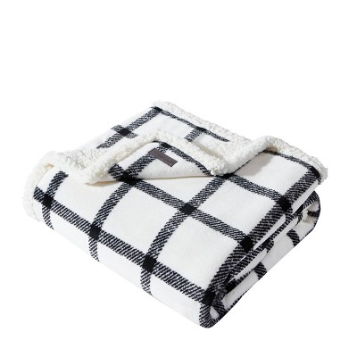 50"x60" Bunkhouse Plaid Throw Blanket Beige - Eddie Bauer