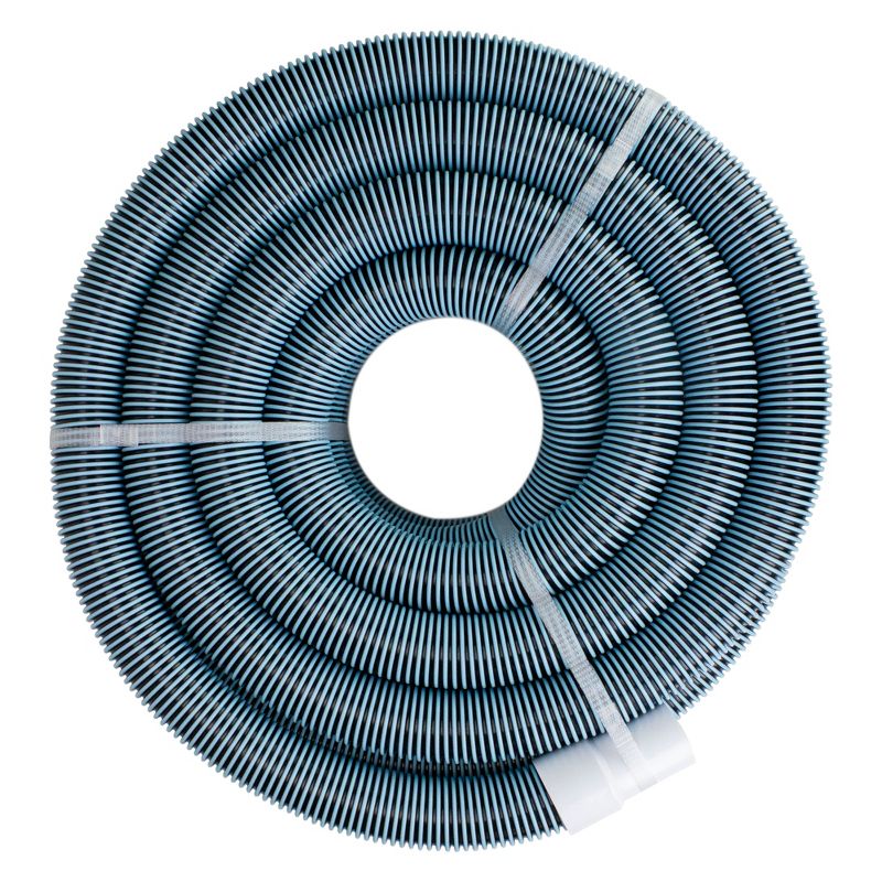 Pool Central Extruded EVA In-Ground Swimming Pool Vacuum Hose with Swivel Cuff 50' x 1.5" - Blue, 1 of 4