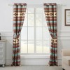 Red Rock Grommeted Blackout Curtain Panels Pair 48" x 84" Clay by Greenland Home Fashion - 2 of 4