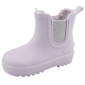 BEARPAW Toddler and Kids' Chelsea Rain Boots with Faux-Fur Lining - 1 of 4