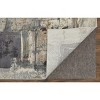 Clio Modern Watercolor Brown/Gray/Black Area Rug - 4 of 4