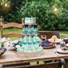 4 Tier Acrylic Cupcake Stand, Premium Cupcake Holder, Acrylic Cupcake Tower Display Cady Bar Party Dcor a Display for Pastry(4.7" Between 2 Layers) - 3 of 4
