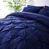 BAGOKIE 7 Pieces Pintuck Solid Bed-in-a-Bag Comforter Set - 2 of 4