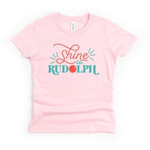 The Juniper Shop Shine Like Rudolph Toddler Short Sleeve Tee - 1 of 2