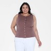 Women's Button-Front Tank Top - Wild Fable™ - 2 of 3