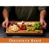 Bamboo Cutting Boards for Kitchen, Extra Thick Wood Butcher Block, Heavy Duty Wooden Chopping Block - 3 of 4