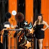 KatchOn, Black and Orange Foil Fringe Curtain - XtraLarge 3.2x8 Feet, Pack of 2 | Black and Orange Party Decorations - 4 of 4