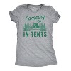 Women's Camping is In Tents T Shirt Funny Intense Camping Shirt for Women - Crazy Dog Women's T Shirt - 2 of 4