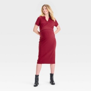 Two Piece Top/Skirt Knit Maternity Coordinate Set - Isabel Maternity by Ingrid & Isabel™ - 1 of 4